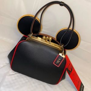COACH Disney Mickey Mouse x Keith Haring Kisslock Bag BRAND NEW